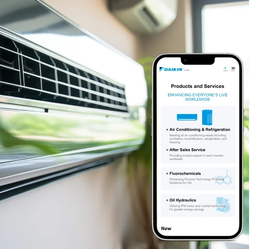 Daikin Mobile Features