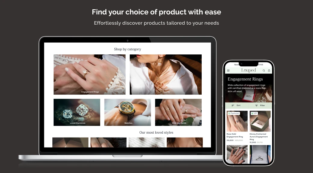 Find your choice of product with ease - 1