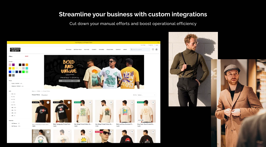 Streamline your business with custom integration