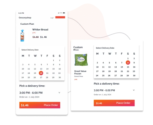 Monthly Shopping list Feature in Grocery Solutions