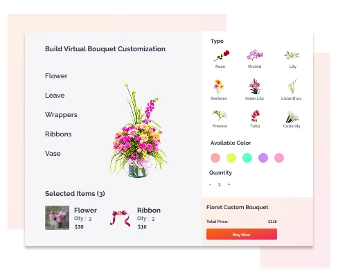 Virtual Bouquet Customization - UAE
